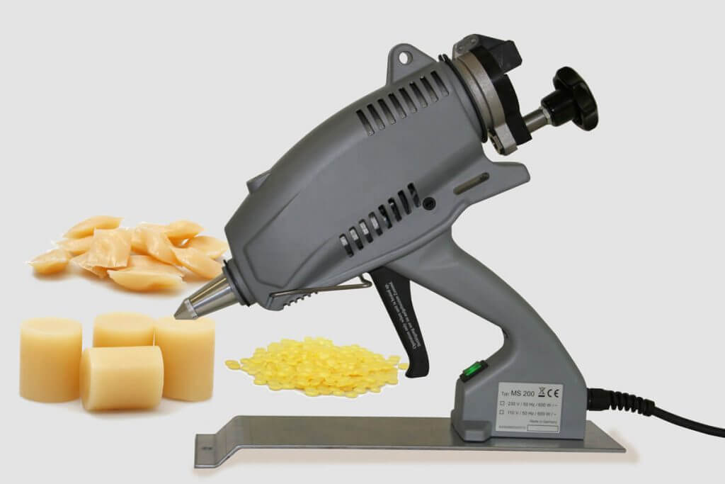 Applications where hotmelts and industrial glue guns are used