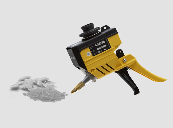 The manual glue gun MS 80 for hotmelt granules