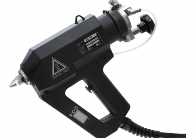 Cartridge glue gun TR 70 LCD for reactive hotmelt adhesives like PUR or POR