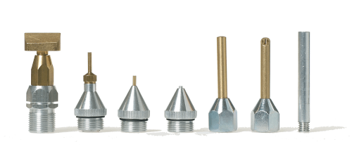 Nozzle selection Accessories nozzles