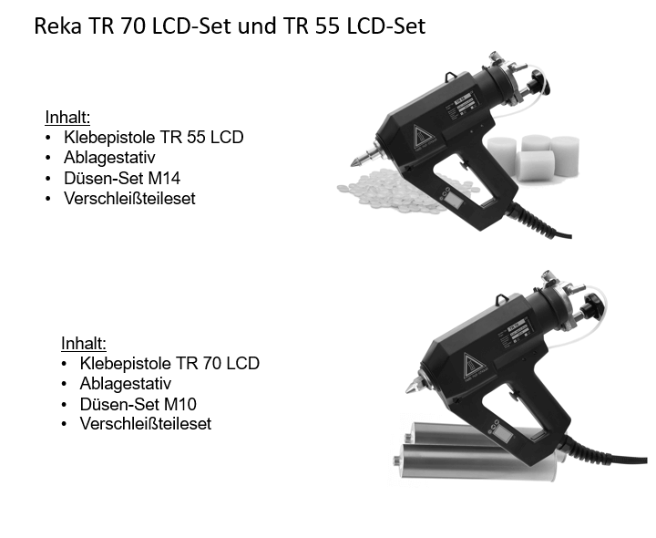 Aktion Reka Geräte-Sets TR 55 LCD und TR 70 LCD